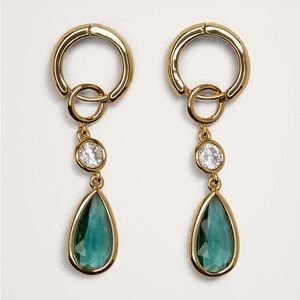 Banana Republic Mermaid Teardrop Drop Earrings by Aureus + Argent